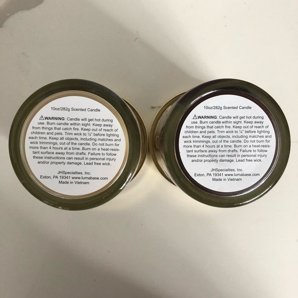 NEW LumaBase Cafe Collection 10oz Candles - Picture 3 of 3